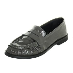 MOCASSINO IN PELLE GRIGIO